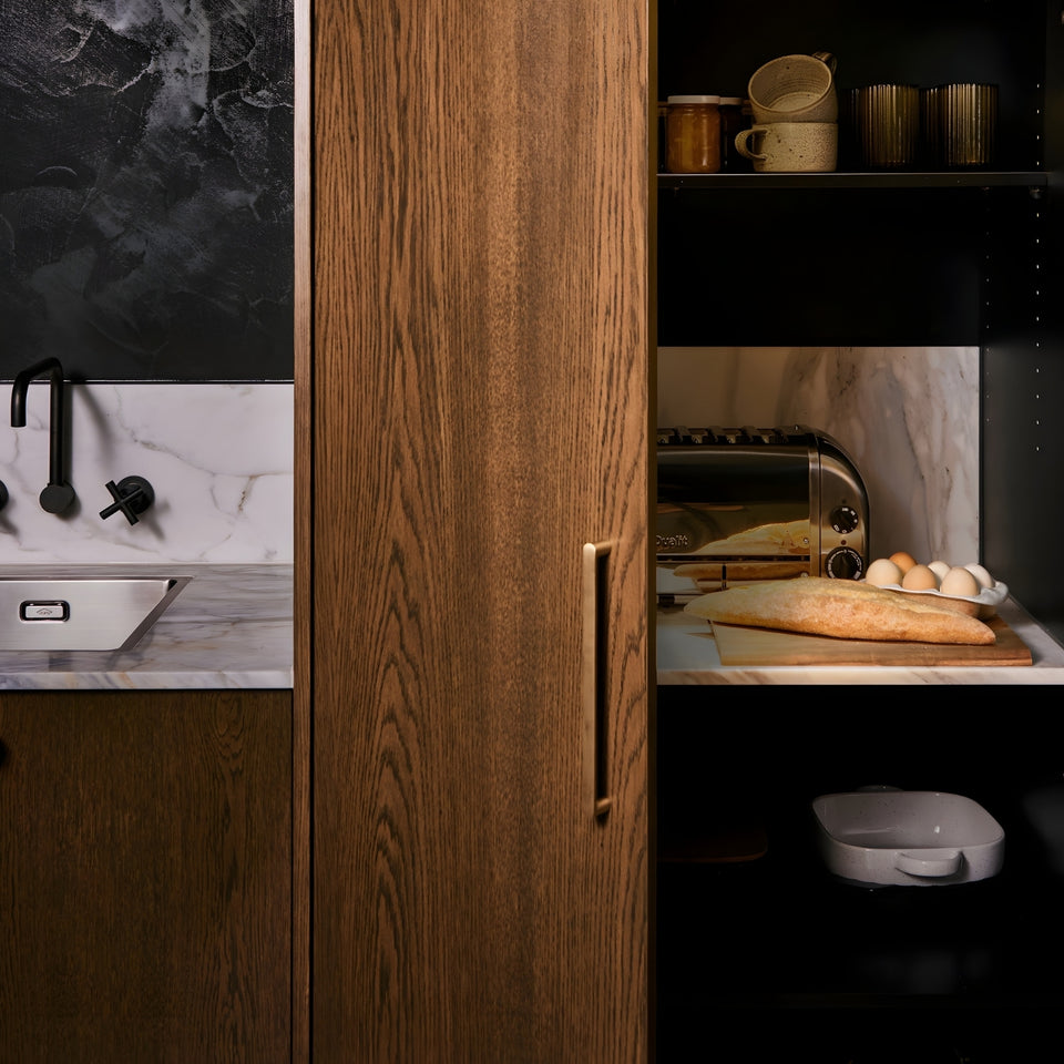 Iver Osaka 256mm Cabinet Pull Handle Brushed Brass