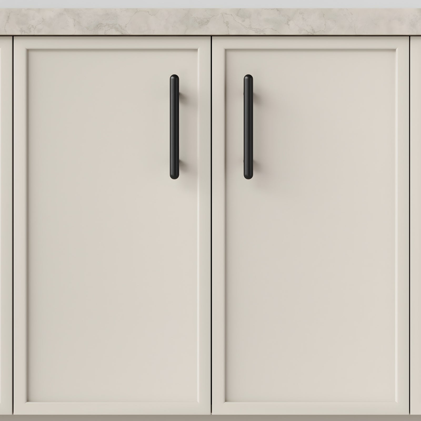 Hero Iver Puerto 128mm Cabinet Pull Handle Matte Black 24033 - The Blue Space