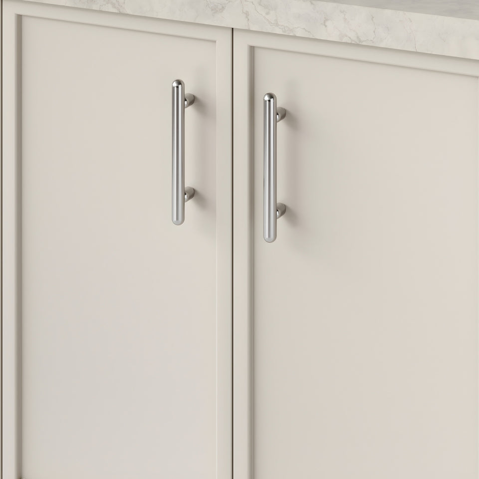 Iver Puerto 128mm Cabinet Pull Handle Polished Chrome