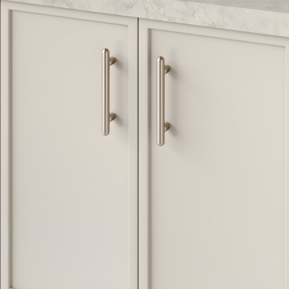 Iver Puerto 128mm Cabinet Pull Handle Satin Nickel