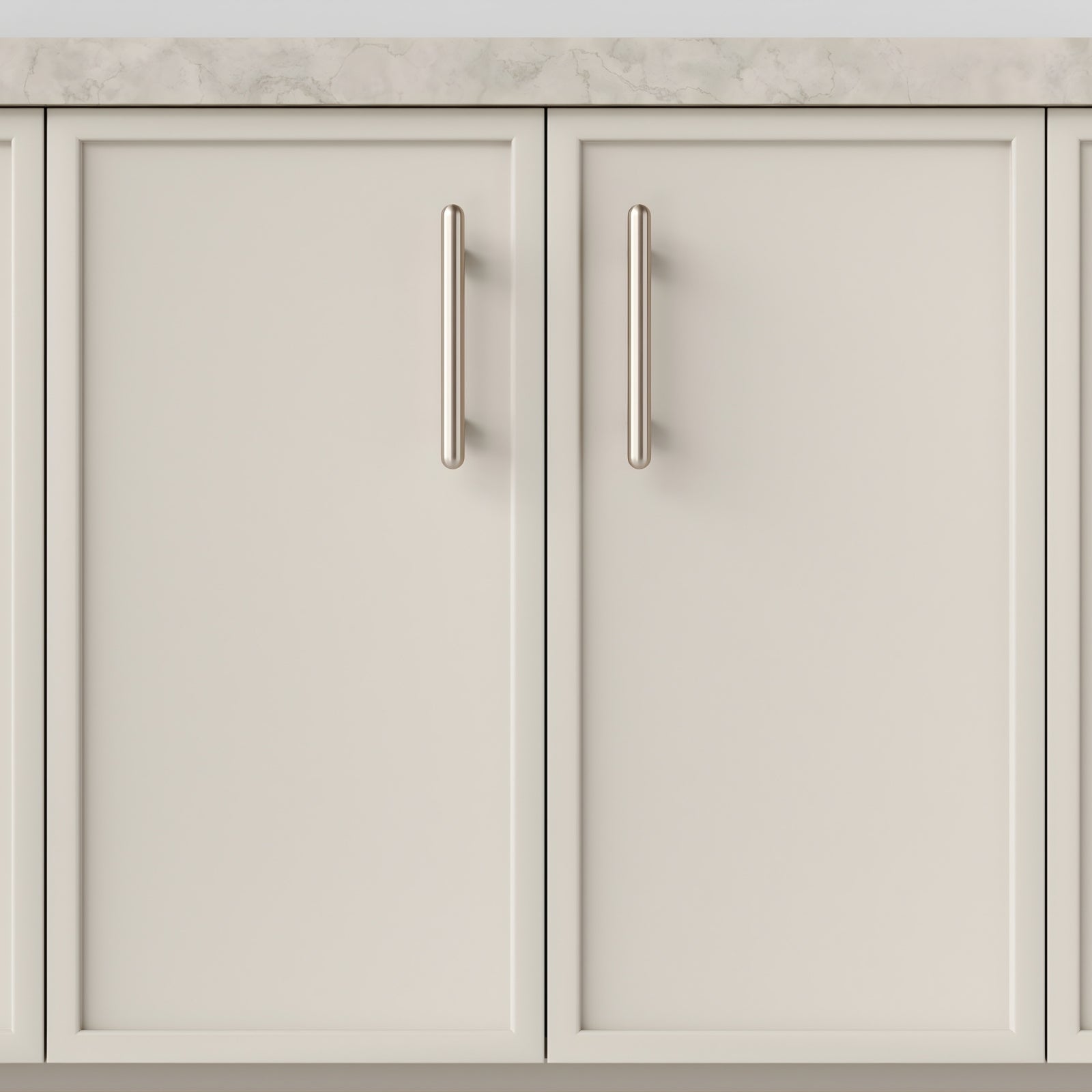 Hero Iver Puerto 128mm Cabinet Pull Handle Satin Nickel 24035 - The Blue Space