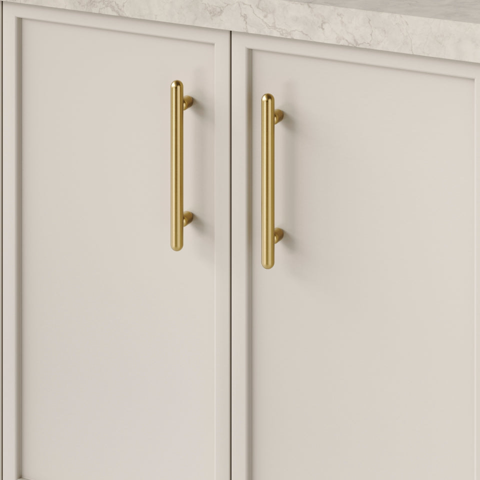 Iver Puerto 160mm Cabinet Pull Handle Brushed Gold PVD