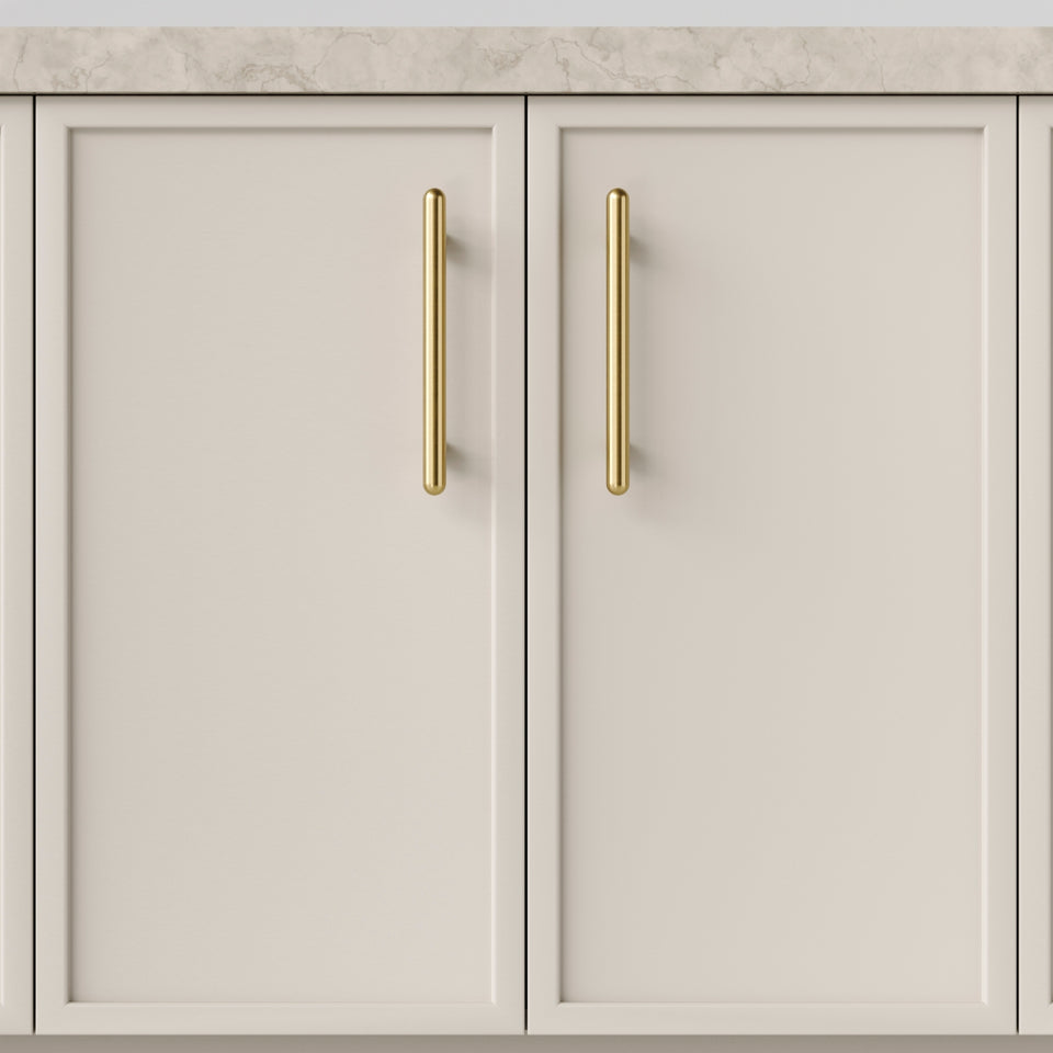 Iver Puerto 160mm Cabinet Pull Handle Brushed Gold PVD
