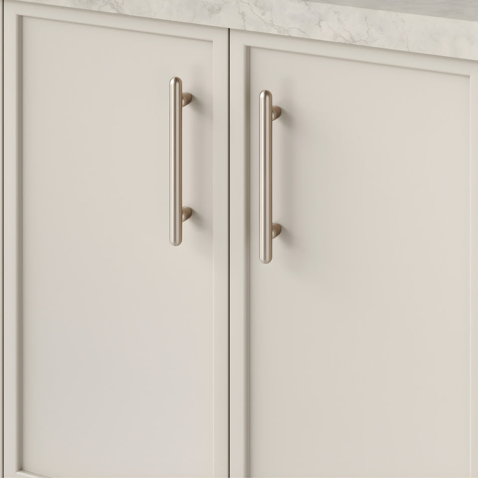 Iver Puerto 160mm Cabinet Pull Handle Satin Nickel
