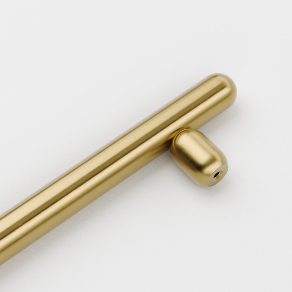 Iver Puerto 256mm Cabinet Pull Handle Brushed Gold PVD