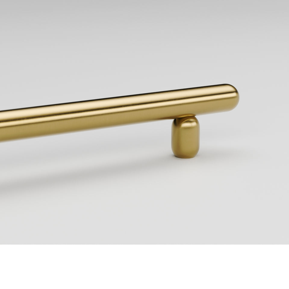 Iver Puerto 256mm Cabinet Pull Handle Brushed Gold PVD
