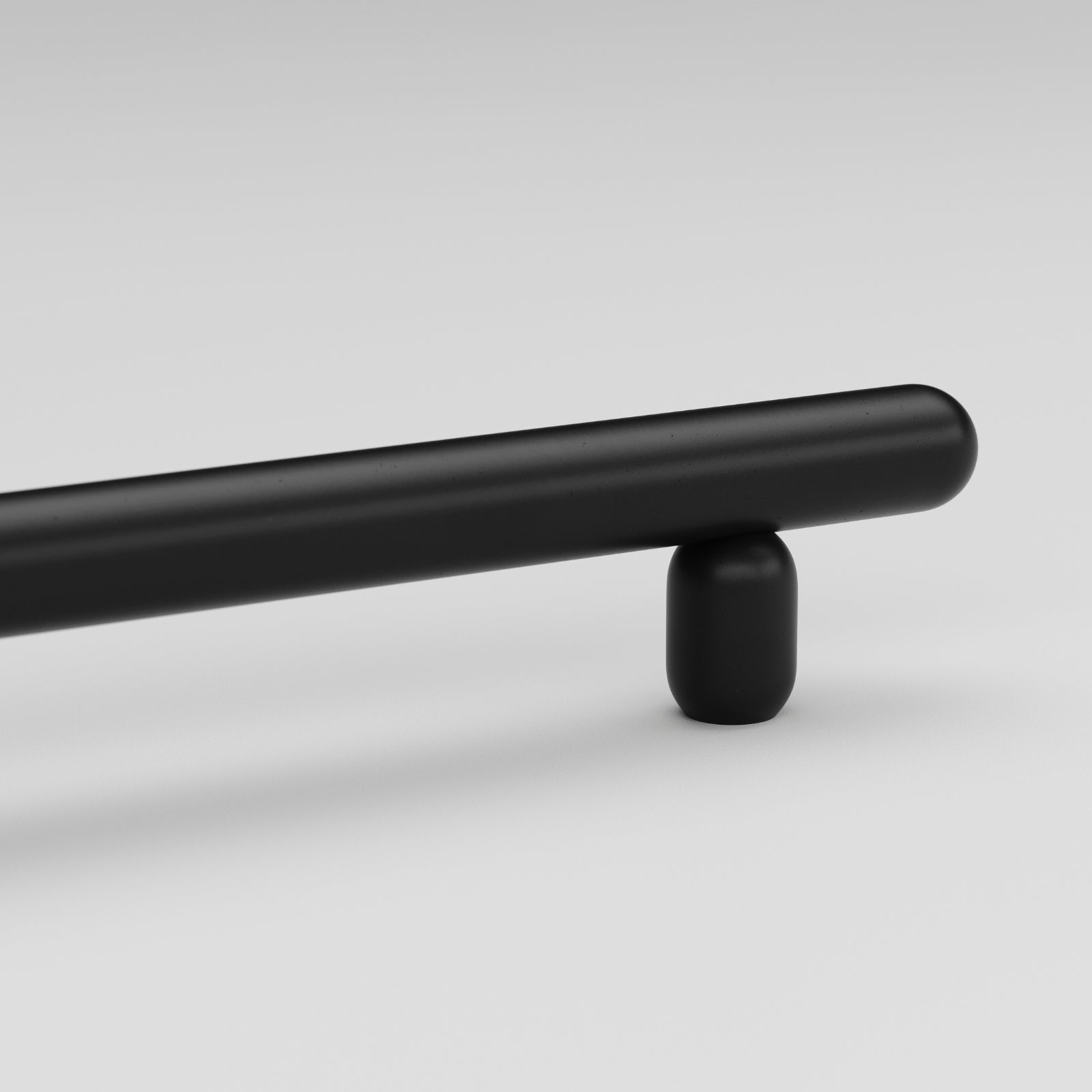 Detail2 Iver Puerto 256mm Cabinet Pull Handle Matte Black 24053 - The Blue Space