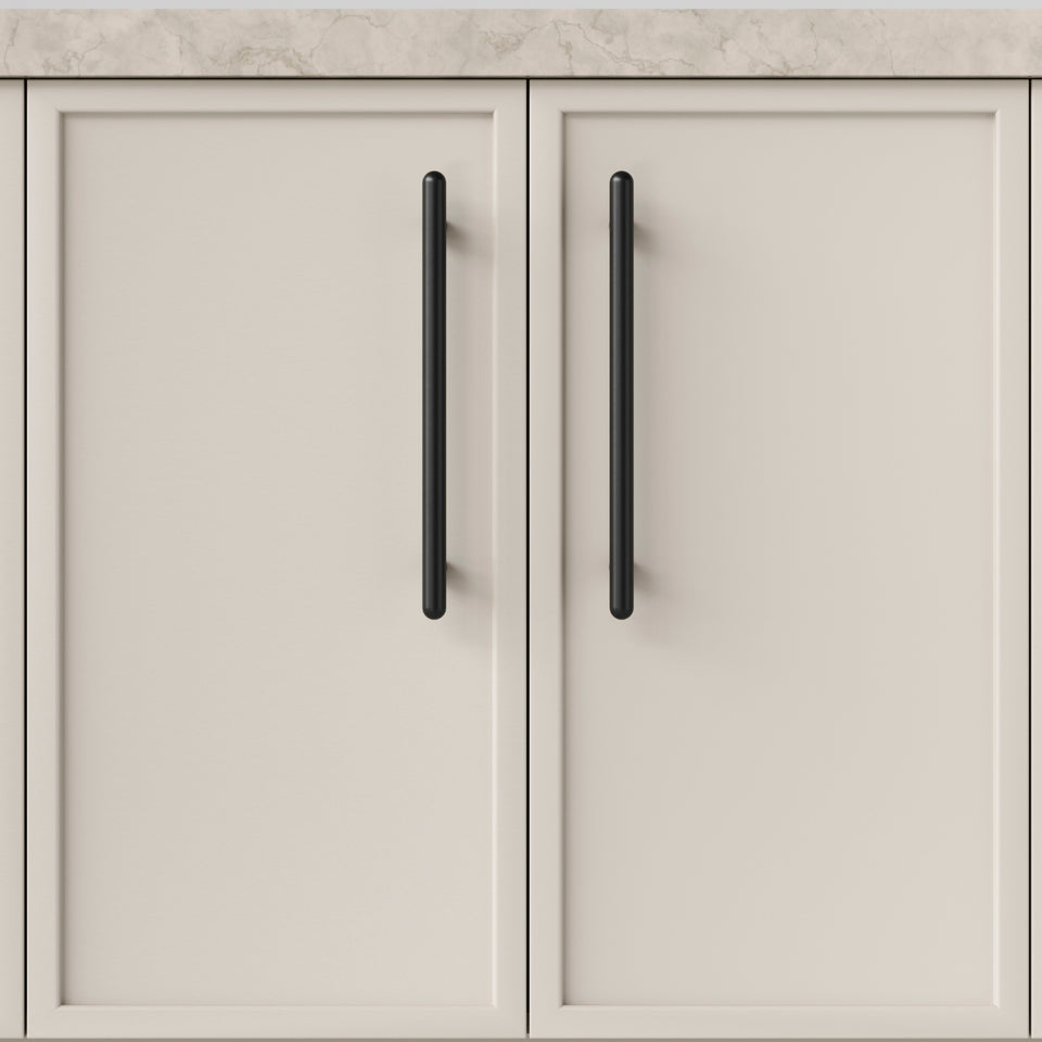 Iver Puerto 256mm Cabinet Pull Handle Matte Black