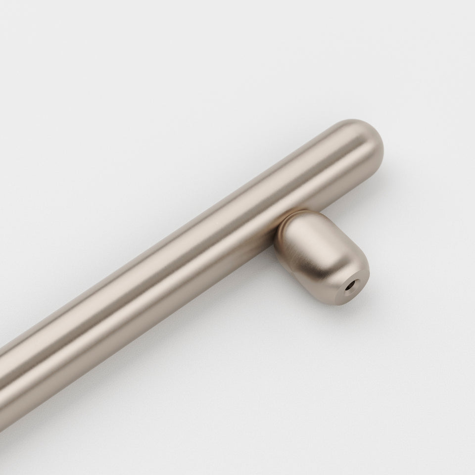 Iver Puerto 256mm Cabinet Pull Handle Satin Nickel