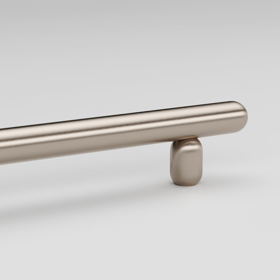 Iver Puerto 256mm Cabinet Pull Handle Satin Nickel