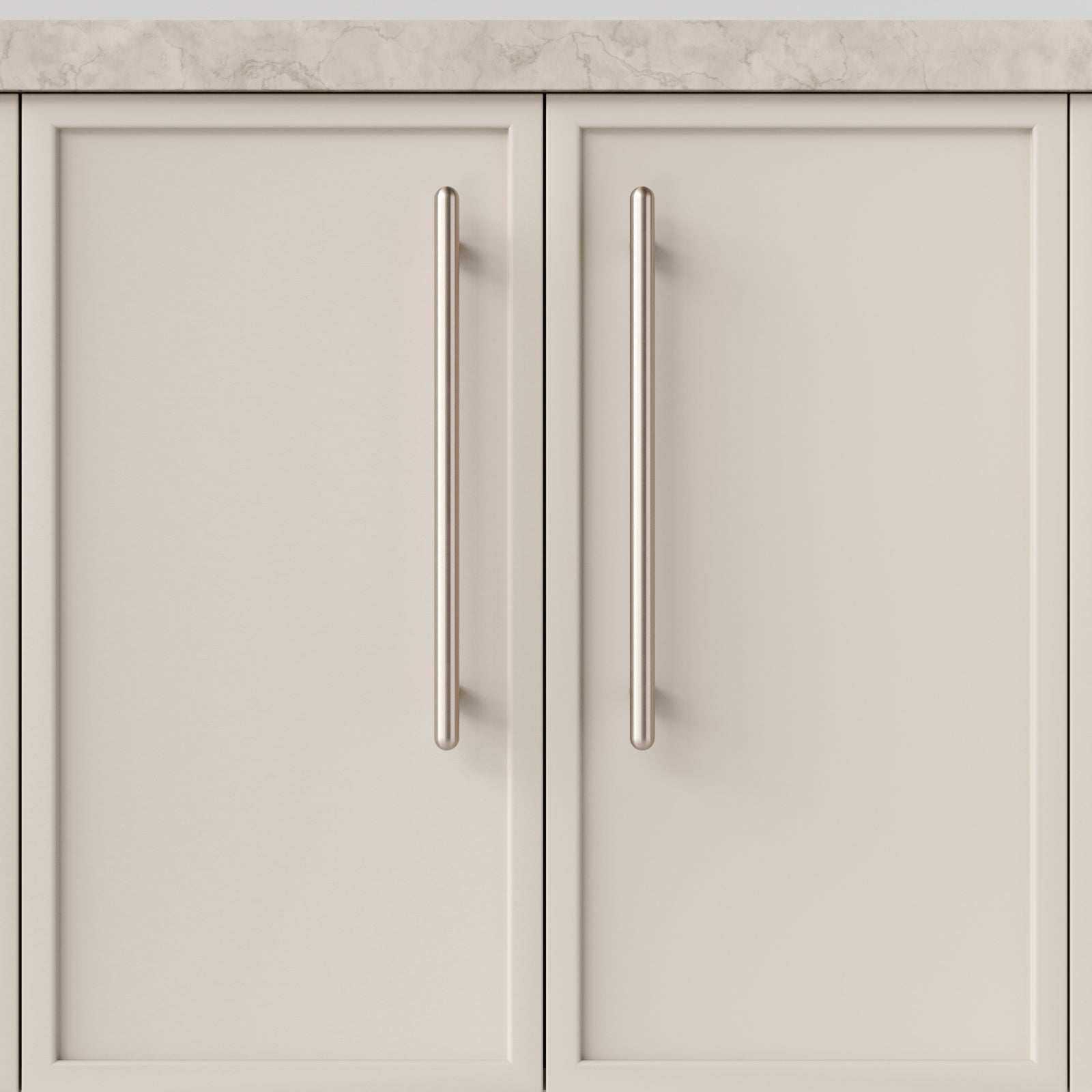 Hero Iver Puerto 320mm Cabinet Pull Handle Satin Nickel 24065 - The Blue Space