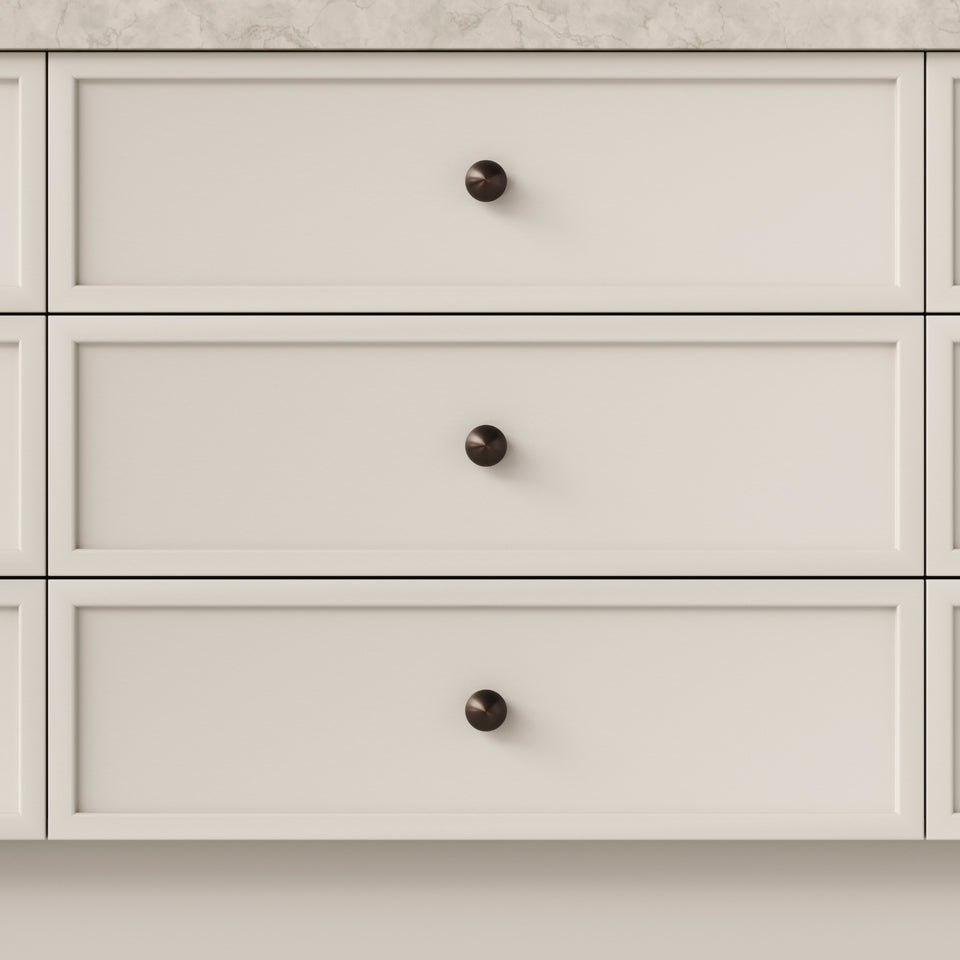Iver Puerto 38mm Cabinet Knob Signature Brass