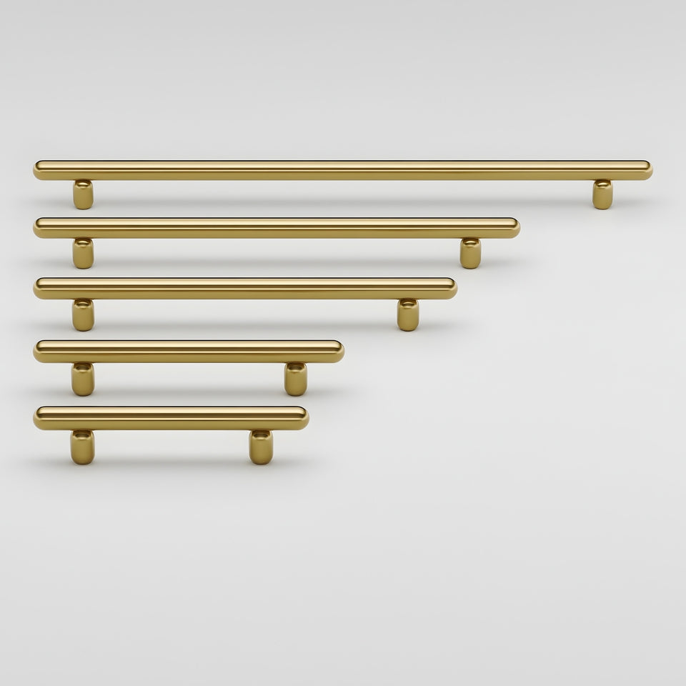 Iver Puerto 450mm Cabinet Pull Handle Brushed Gold PVD