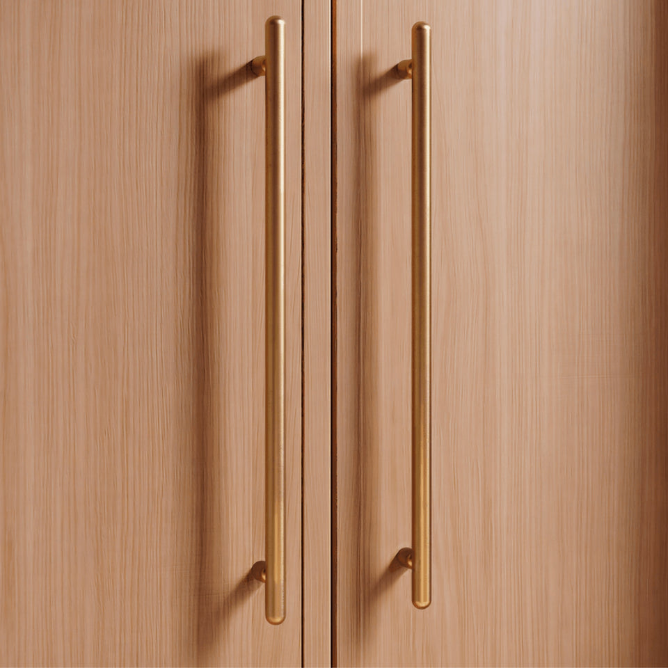 Iver Puerto 450mm Cabinet Pull Handle Brushed Gold PVD