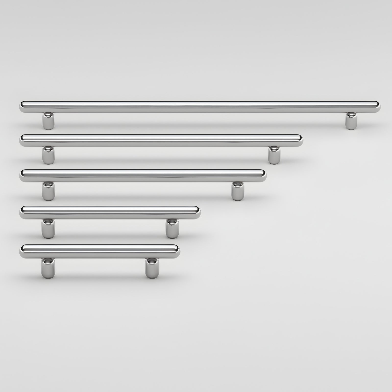 All Size Iver Puerto 450mm Cabinet Pull Handle Polished Chrome 24074 - The Blue Space