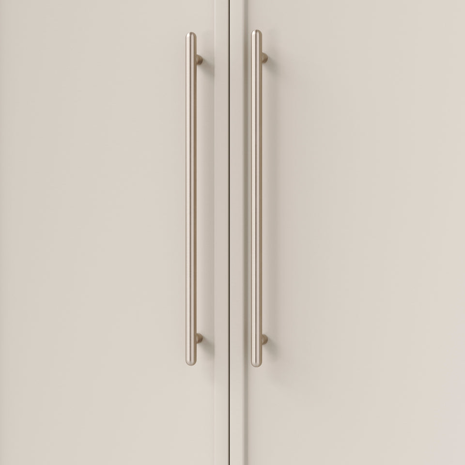 Iver Puerto 450mm Cabinet Pull Handle Satin Nickel