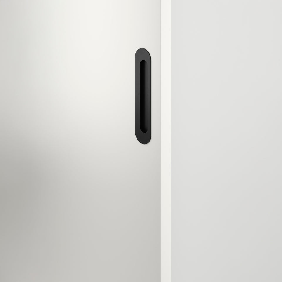 Iver Puerto Flush Pull Matte Black