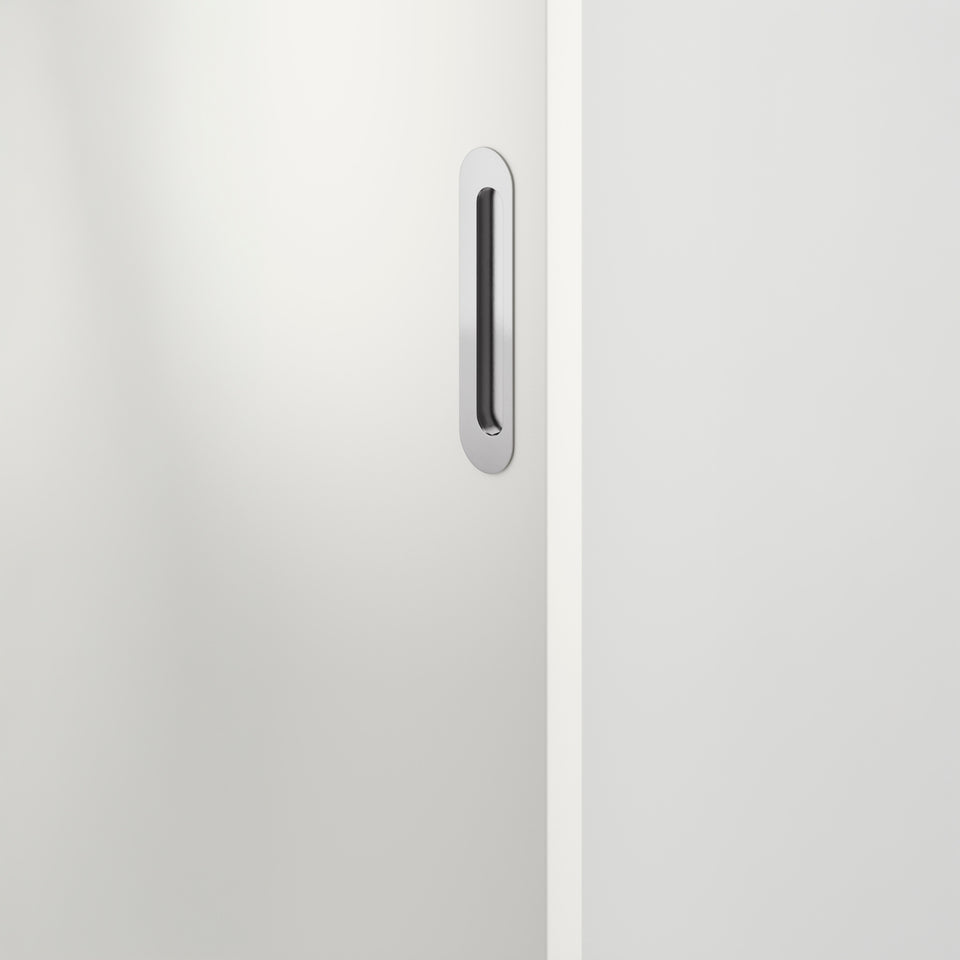 Iver Puerto Flush Pull Polished Chrome