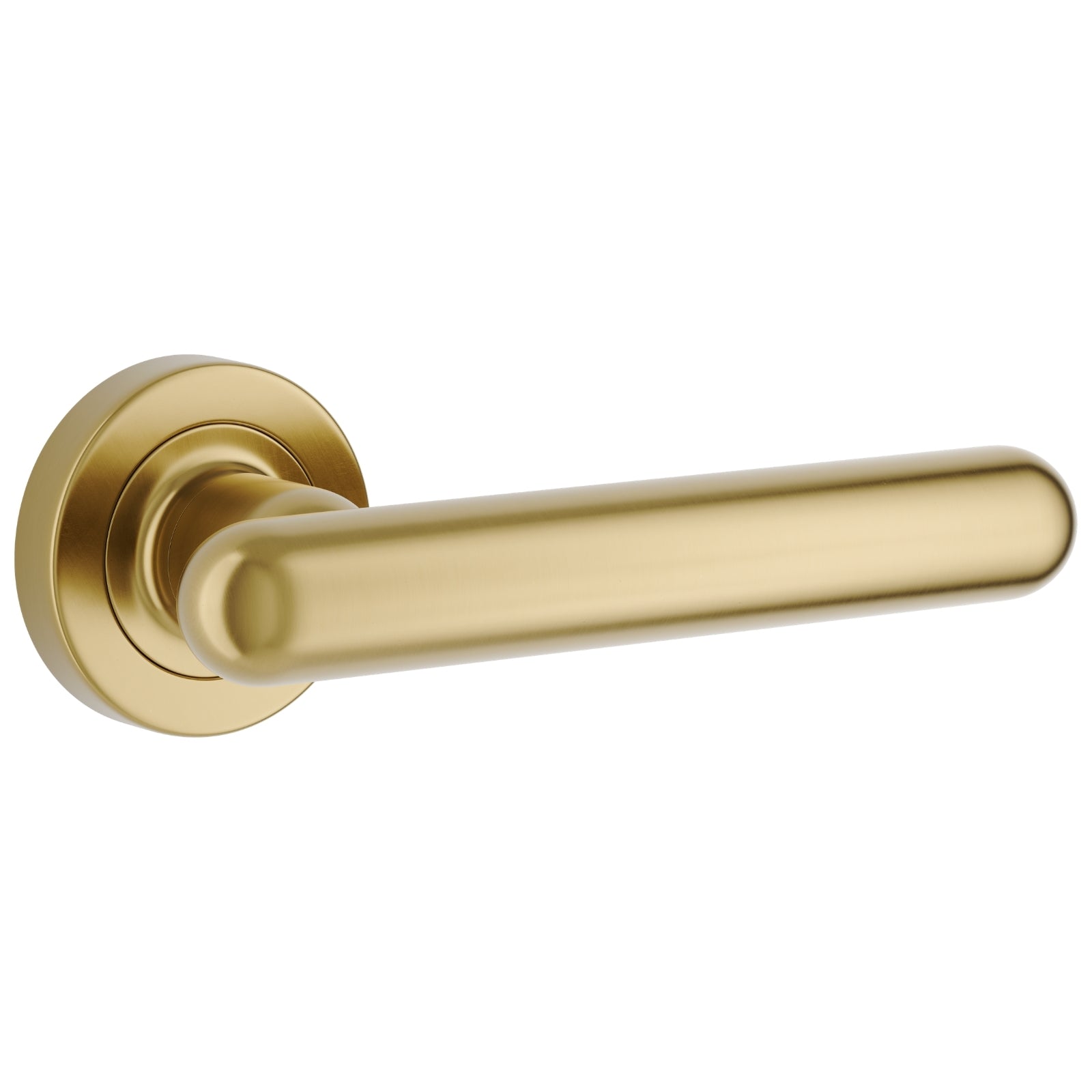 Iver Puerto Lever Round Rose Brushed Gold PVD 24000 - The Blue Space