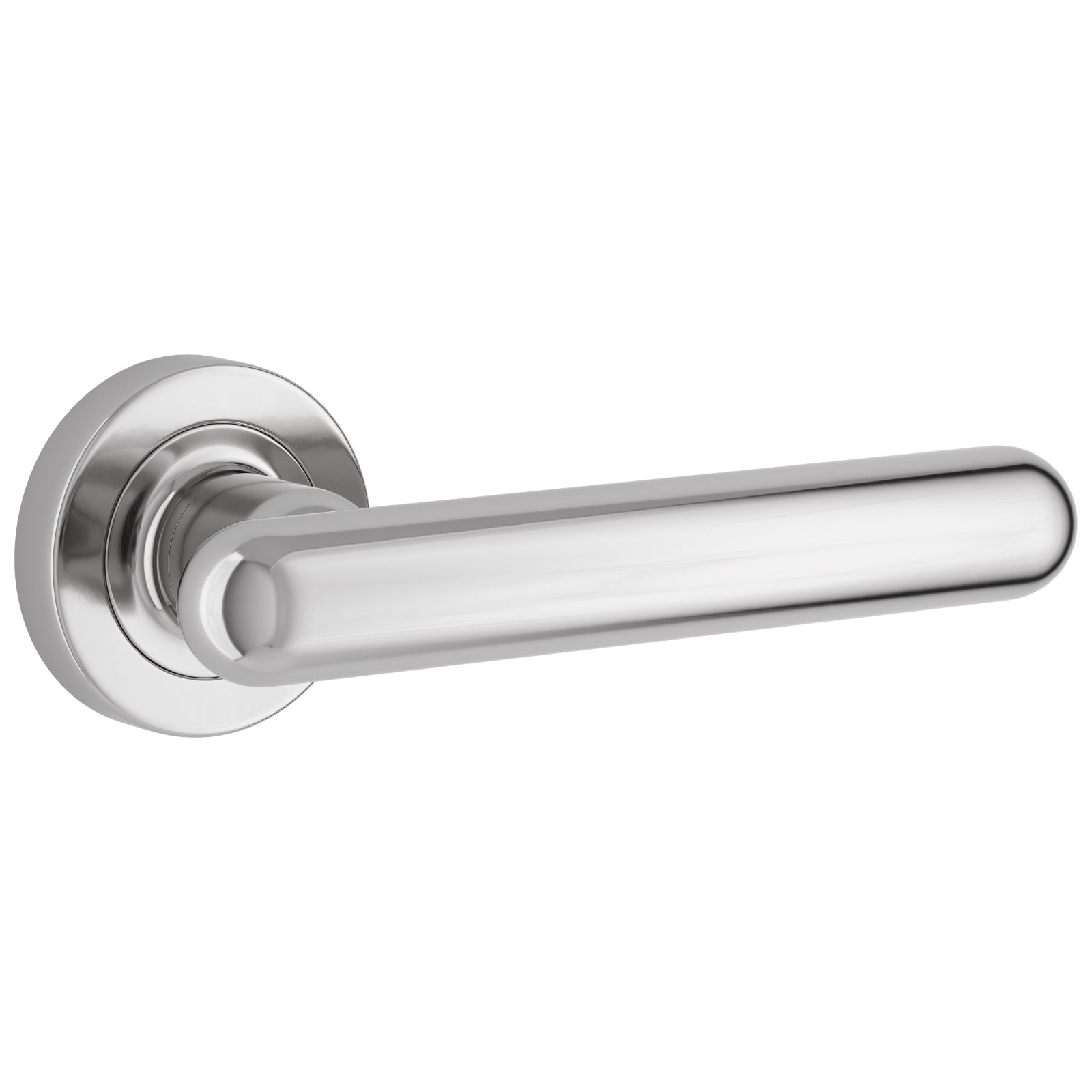 Iver Puerto Lever Round Rose Polished Chrome 24004 - The Blue Space