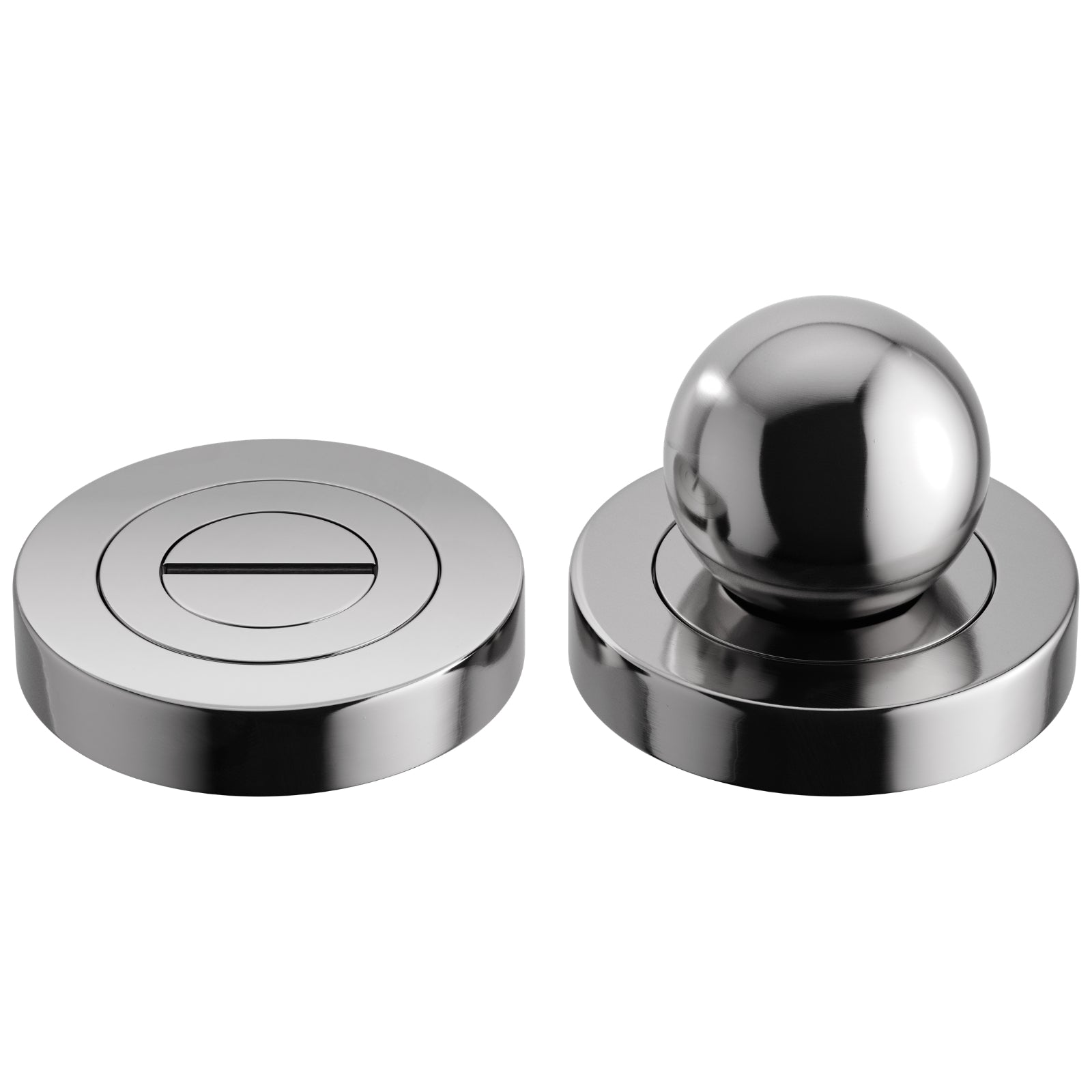 Iver Puerto Privacy Turn Round Polished Chrome 24144 - The Blue Space