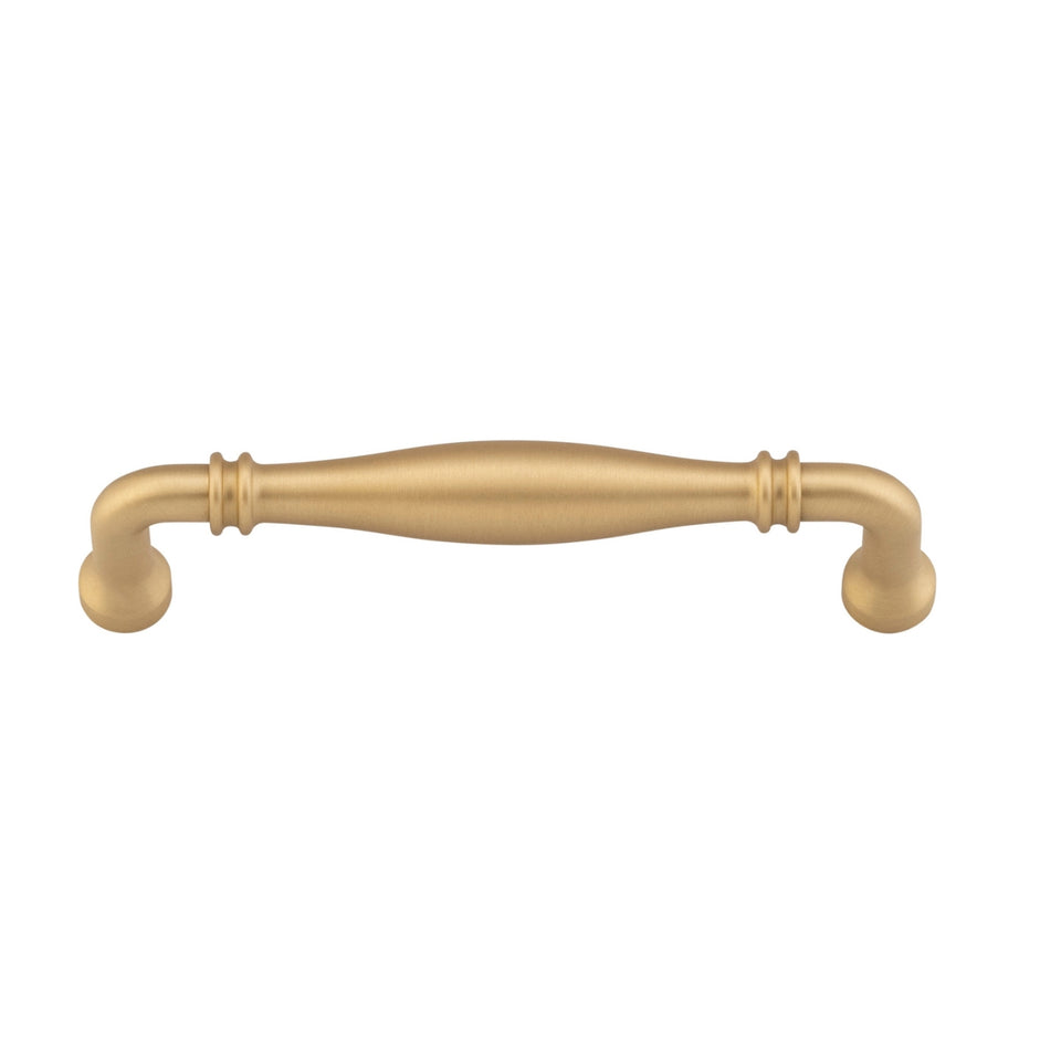 Iver Sarlat 128mm Cabinet Pull Handle Brushed Brass