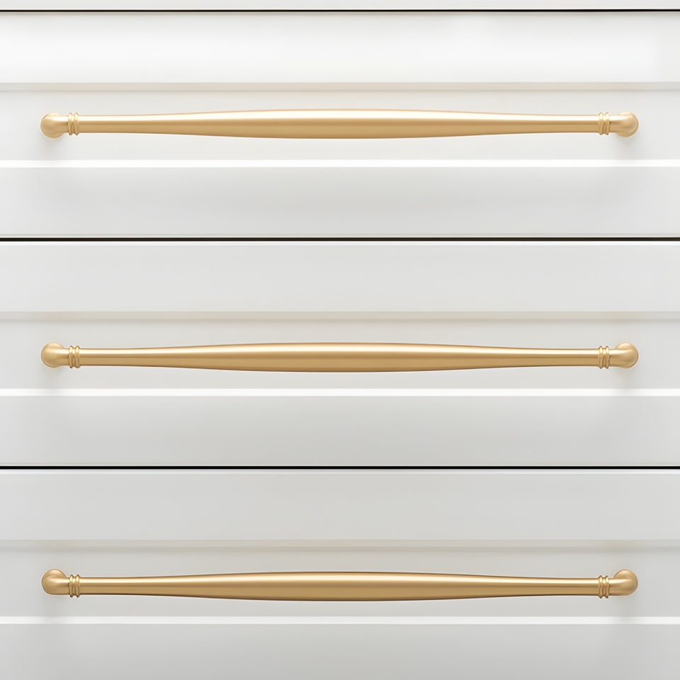 Iver Sarlat 450mm Cabinet Pull Handle Brushed Brass