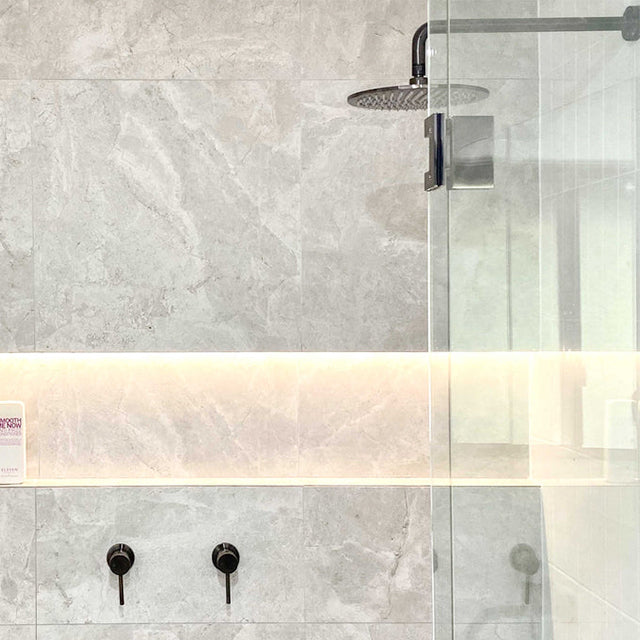 Ivory Tilly Tundra Stone Tile Matte Tech Grip 300 x 300 x 10mm Porcelain