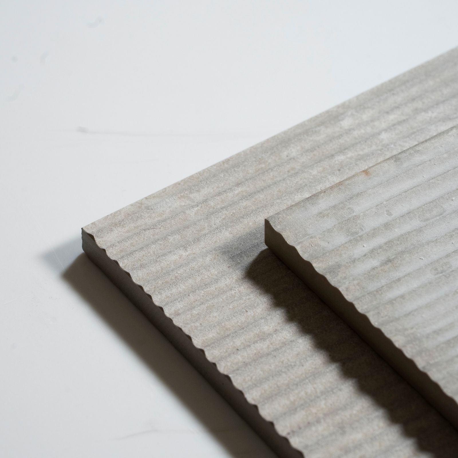 Variations Kew Pearl Ribbed Decor Porcelain Tile 300 x 600mm PISBIF1 - The Blue Space