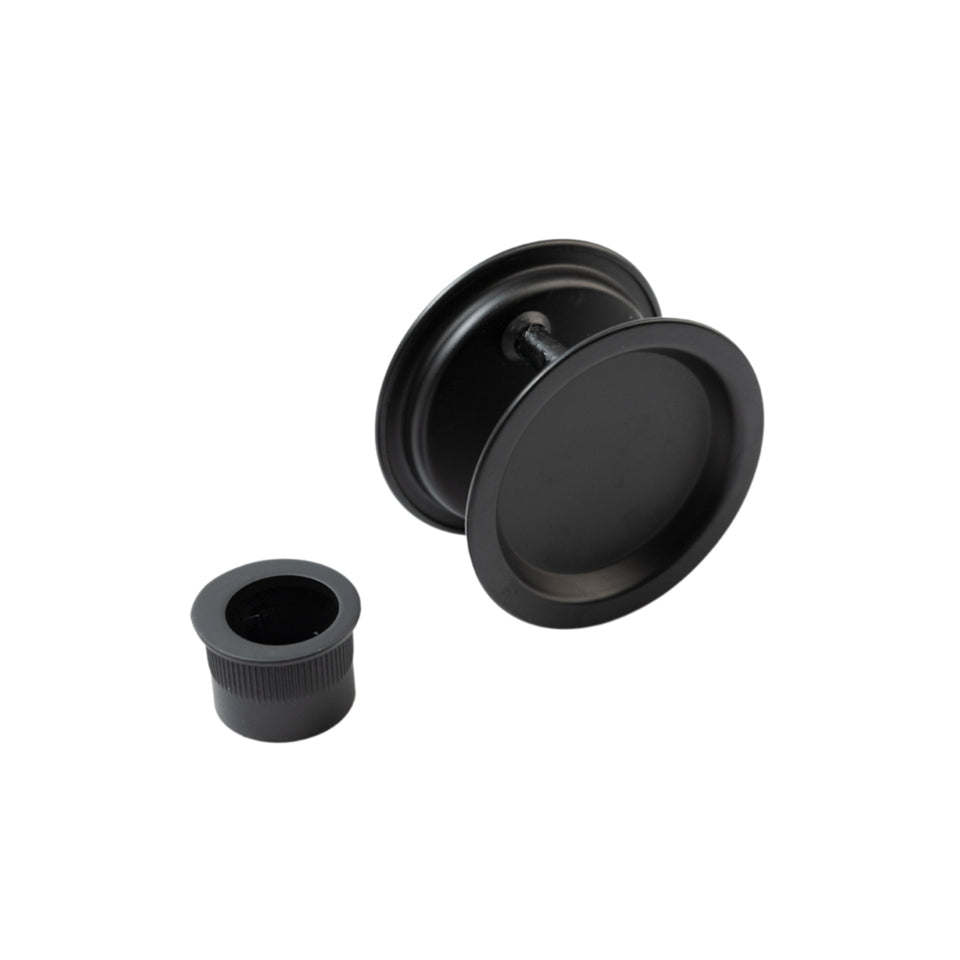 Lane Cavity Slider Passage Round Matte Black