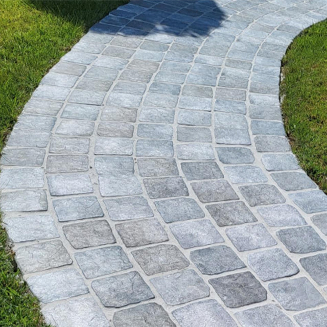 Light Grey Settlers Cobble Stone 150 x 150mm Porcelain