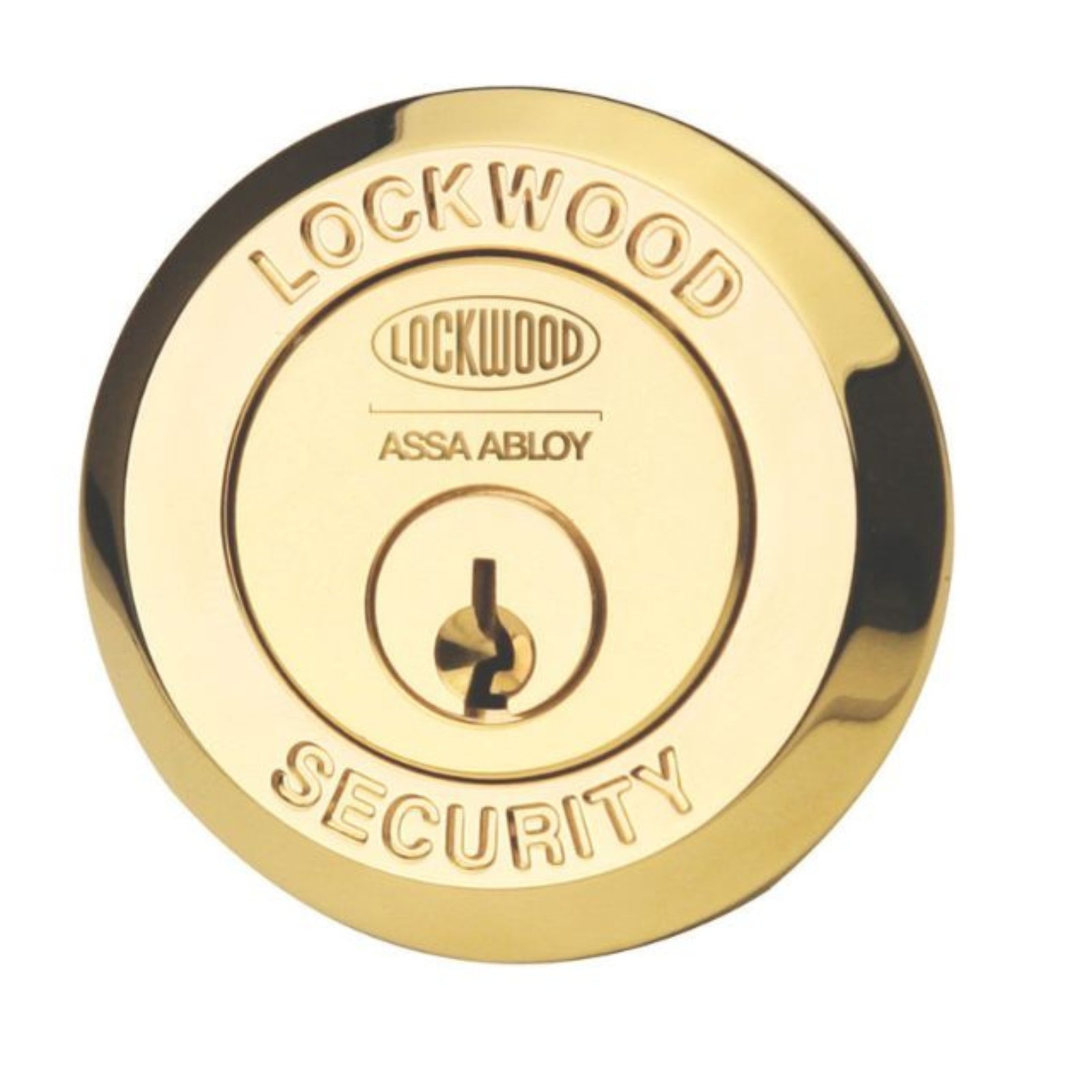 Key House Lockwood 001 Double Cylinder Deadlatch Knob with Open In Strike Everbrass 001-1K1EVB - The Blue Space