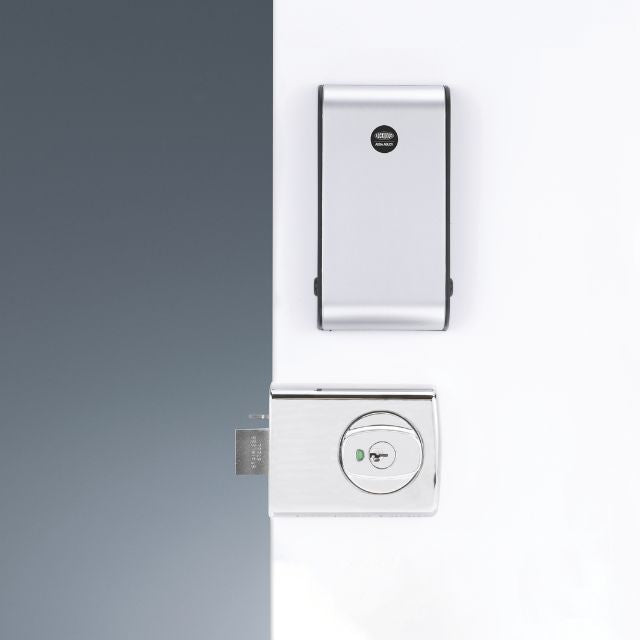 Lockwood 001 Touch Plus Smart Deadlatch Chrome Plate