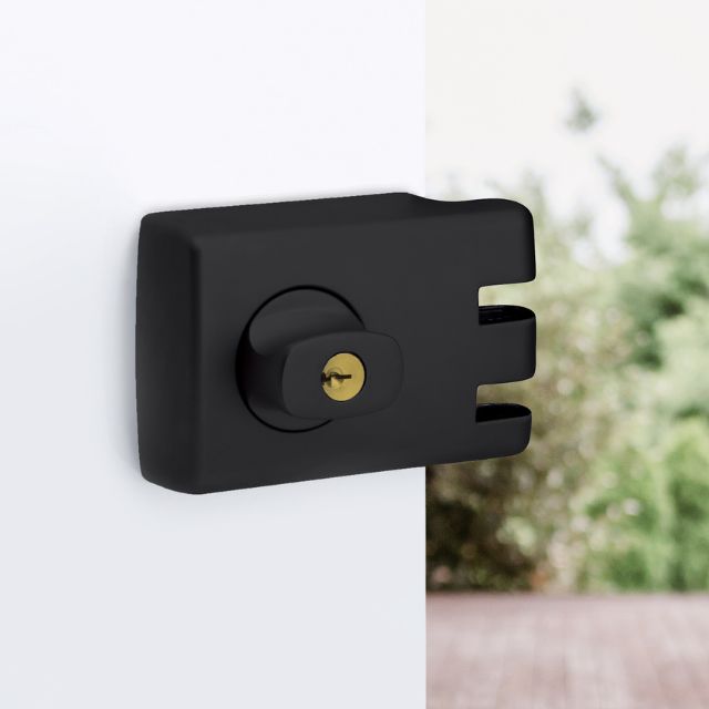 Lockwood 355 Double Cylinder Deadlock Matte Black