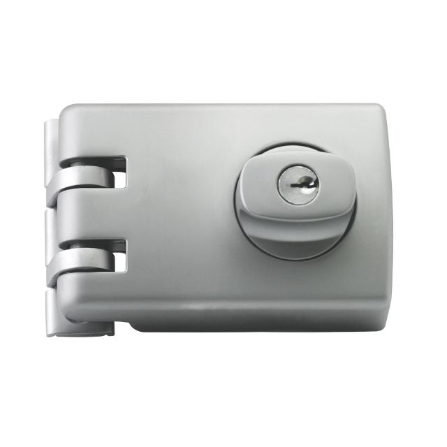 Lockwood 355 Double Cylinder Deadlock Satin Chrome Pearl