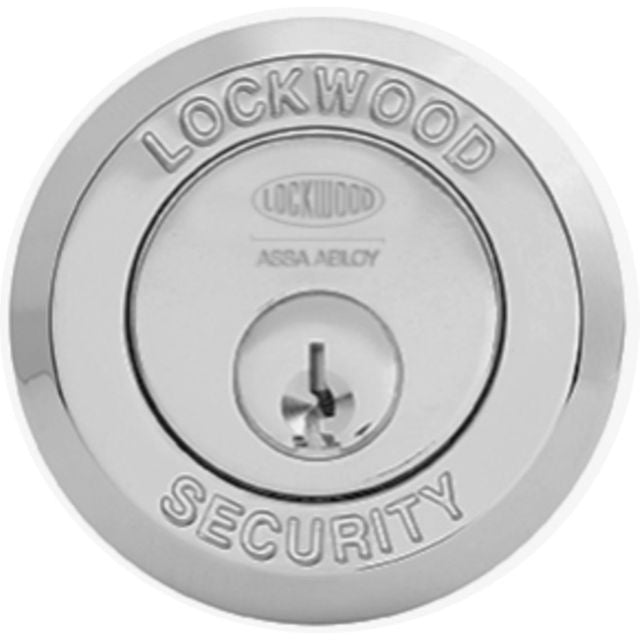 Lockwood 355 Double Cylinder Deadlock Satin Chrome Pearl