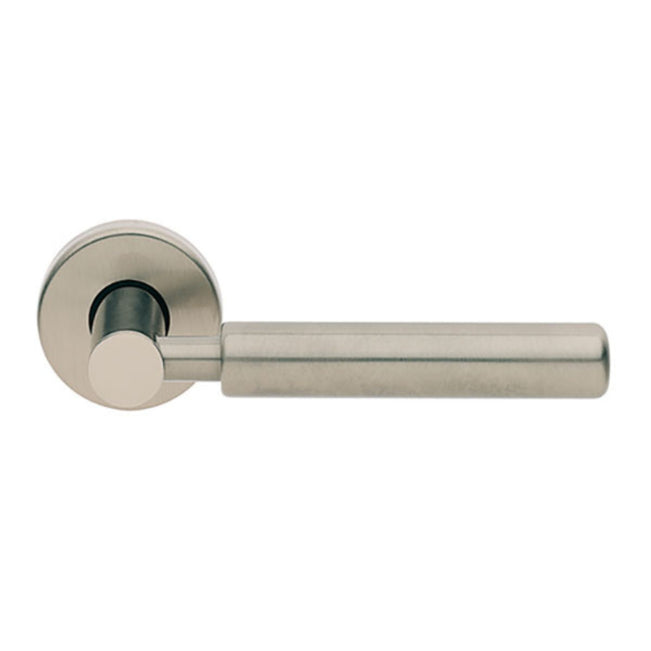 Manital Amleto Passage Door Handle Set Satin Nickel MAN-AM5F-NIS-SN - The Blue Space