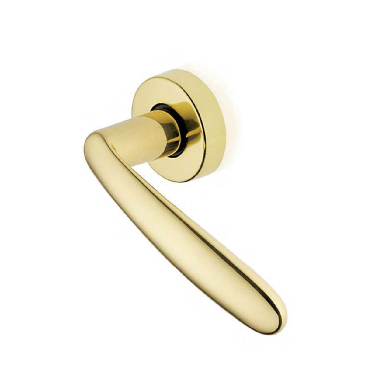 Manital Imola Passage Door Handle Set Polished Brass MAN-IM5F-OTL-PB - The Blue Space