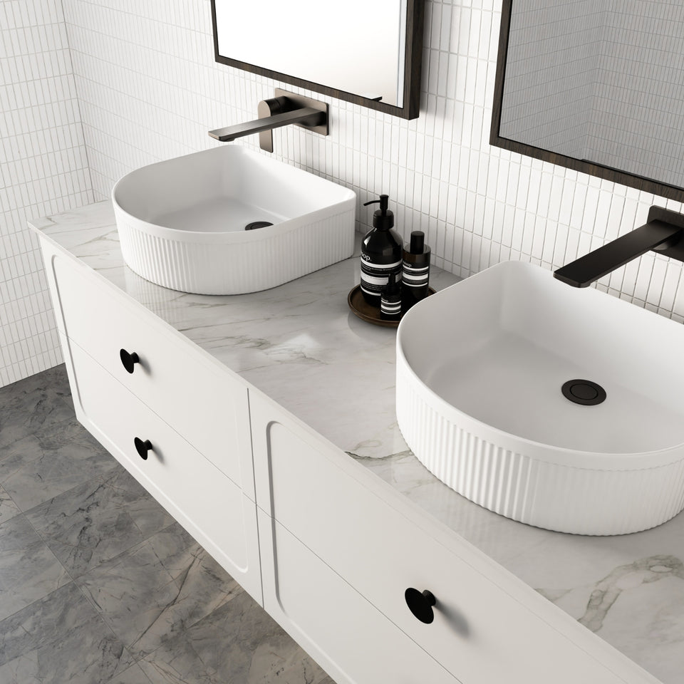 Marquis Camden Wall Hung Vanity with Caesarstone, Vasari or Dekton Top