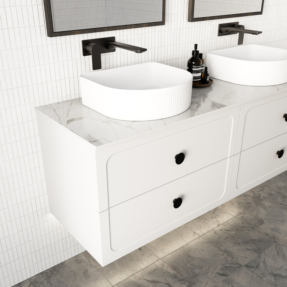 Marquis Camden Wall Hung Vanity with Caesarstone, Vasari or Dekton Top