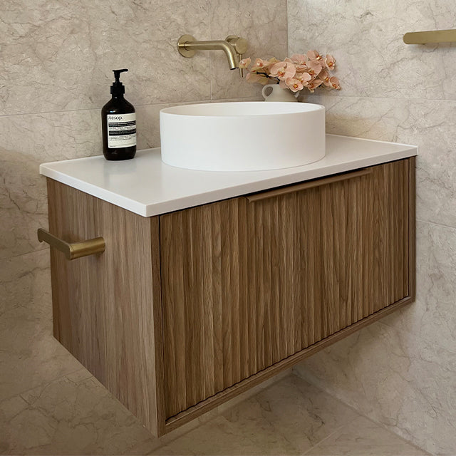 Lifestyle Marquis Cove Wall Hung Bathroom Vanity - Sizes 600, 750, 900, 1200, 1500, 1800 - The Blue Space
