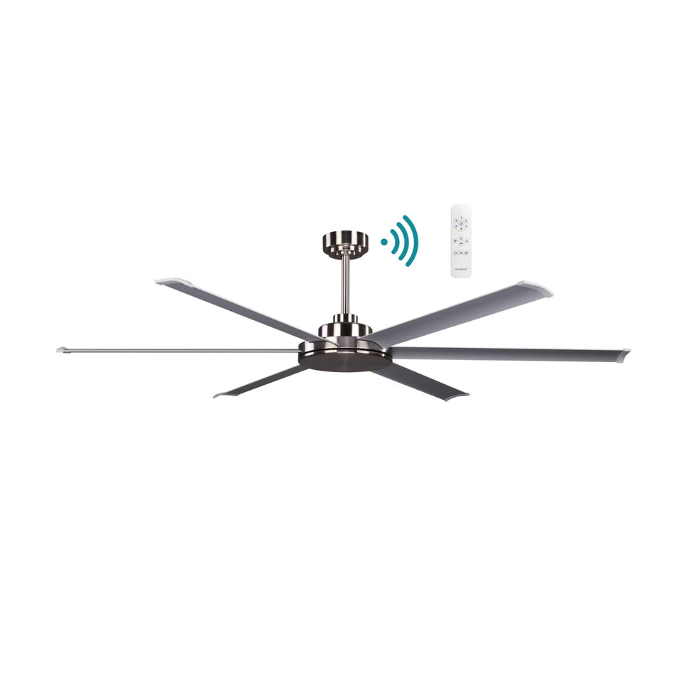 Martec Albatross II 1650mm DC Ceiling Fan Brushed Nickel