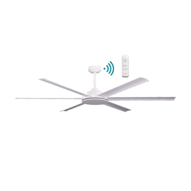 Martec Albatross II 1650mm DC Ceiling Fan Matte White MDCAB160W-KIT - The Blue Space