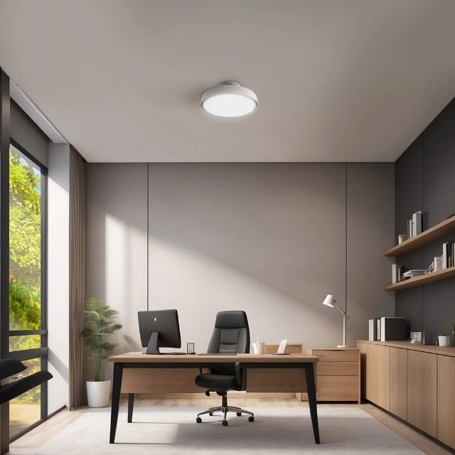 Martec Fantom DC 480mm Bladeless Ceiling Fan with LED Light White