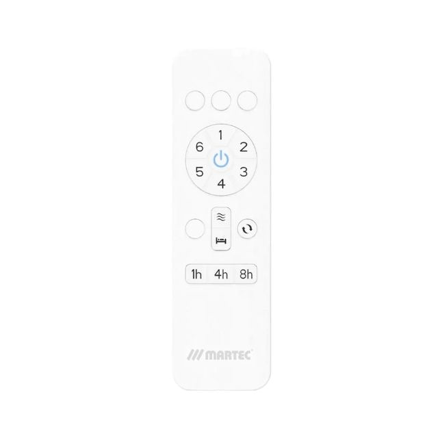 Martec Metro DC 1320mm Hugger Ceiling Fan Matt Black