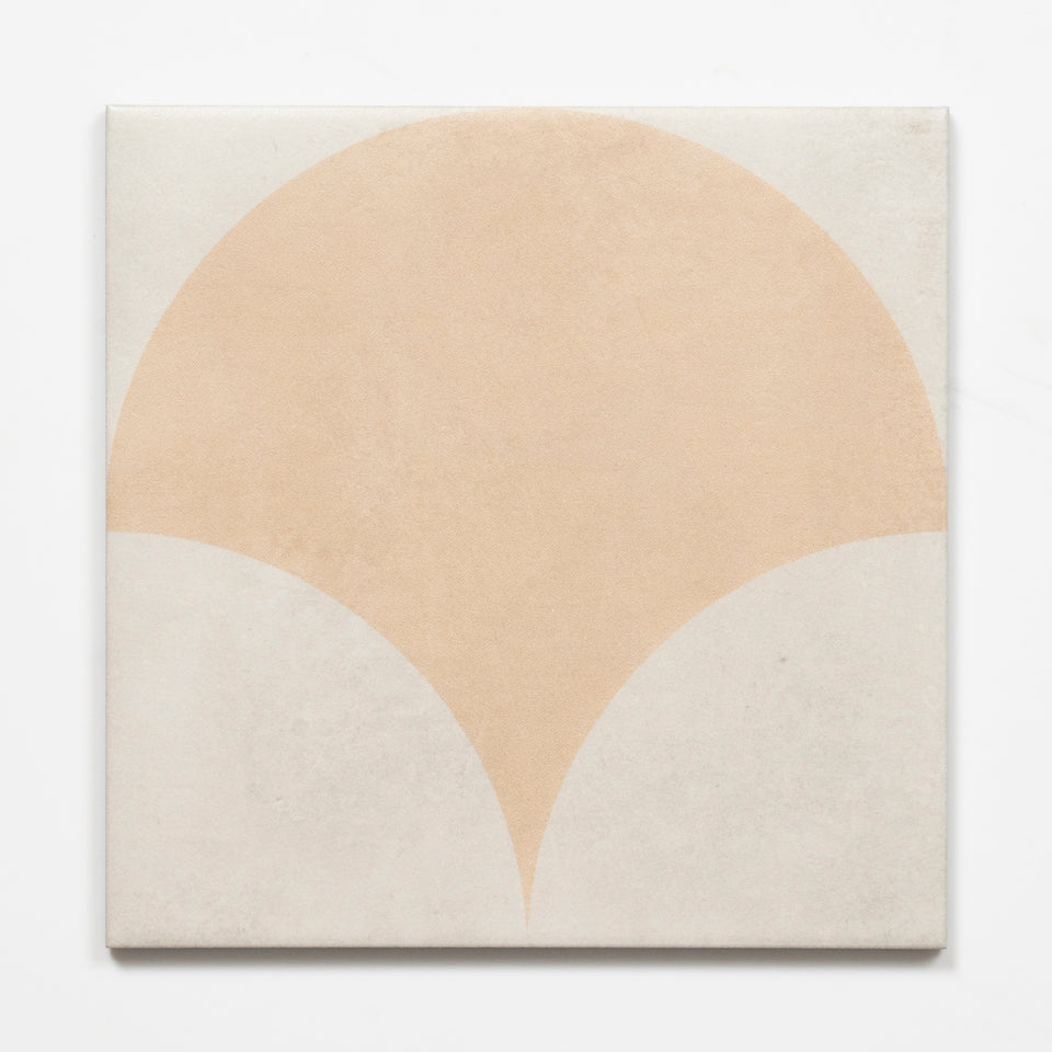 Meander Beige Fish Scale Porcelain Tile P3 200 x 200mm