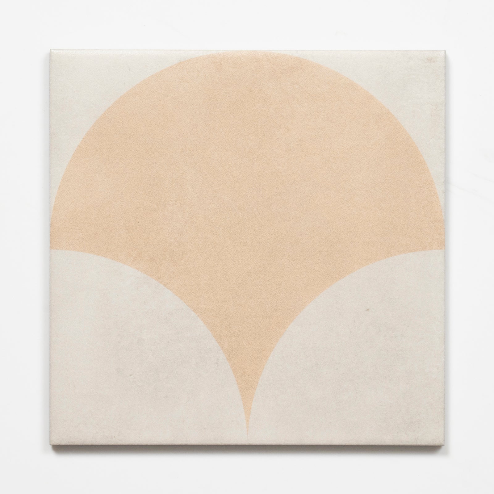 Single no Hand Meander Beige Fish Scale Porcelain Tile P3 200 x 200mm 2TIFBUD - The Blue Space