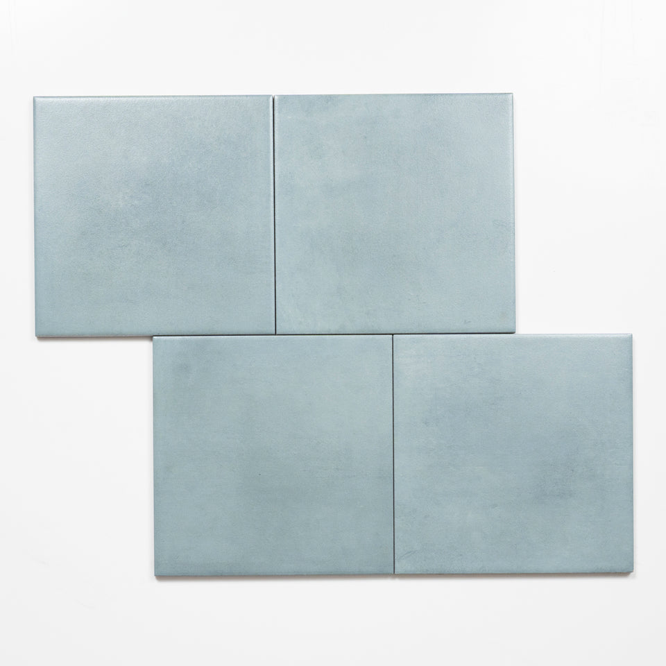 Meander Blue Porcelain Tile P3 200 x 200mm