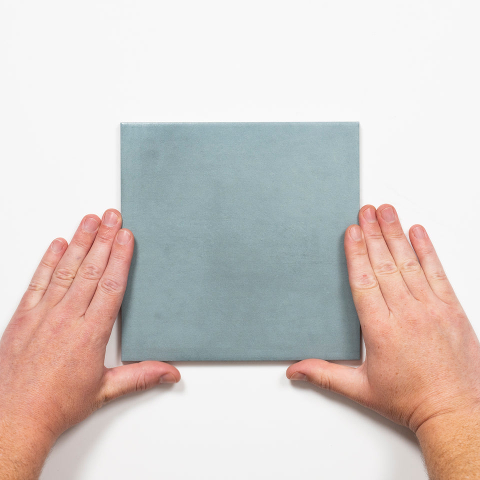 Meander Blue Porcelain Tile P3 200 x 200mm