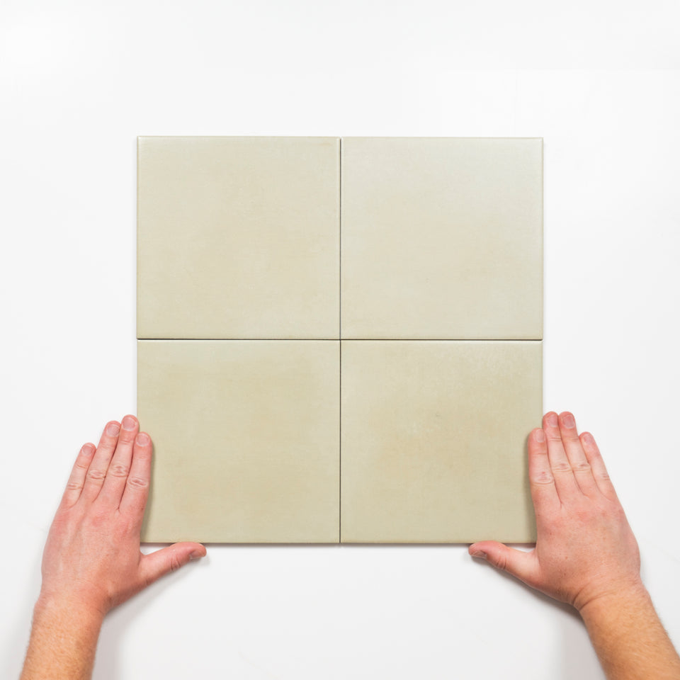 Meander Green Porcelain Tile P3 200 x 200mm